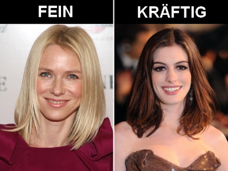 Frisuren für feines glattes haar