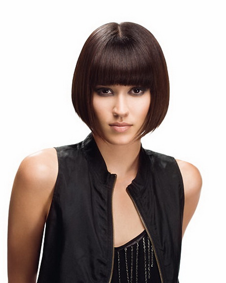 Halblange frisuren mit pony