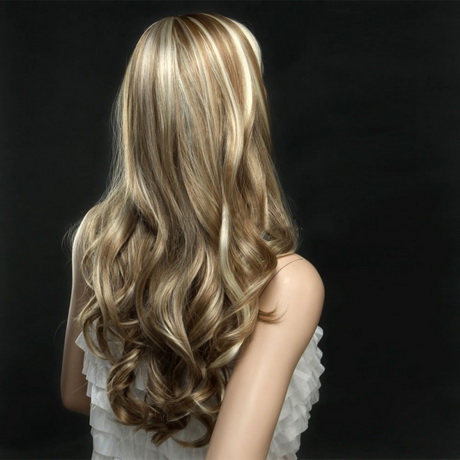 Langes blondes haar