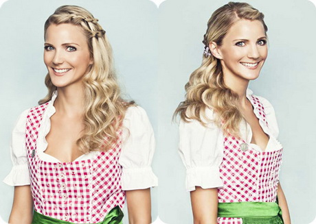 Leichte dirndl frisuren