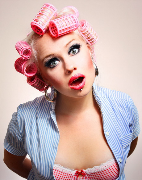 Pin up frisuren kurze haare