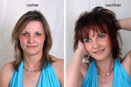 Vorher nachher frisuren fotos