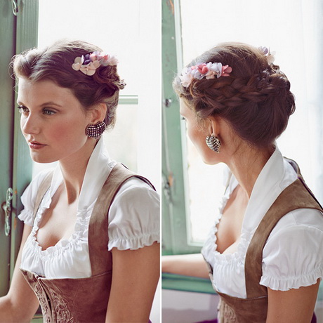 Coole dirndl frisuren