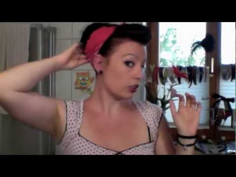 Einfache rockabilly frisur