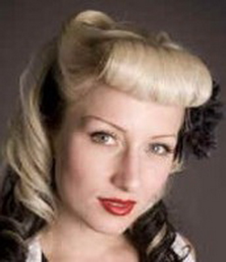 Rockabilly frisur blond