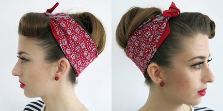 Rockabilly frisuren tuch