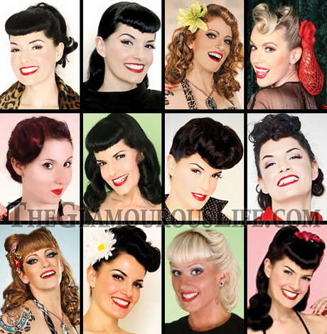 Rockabilly haare stylen frauen