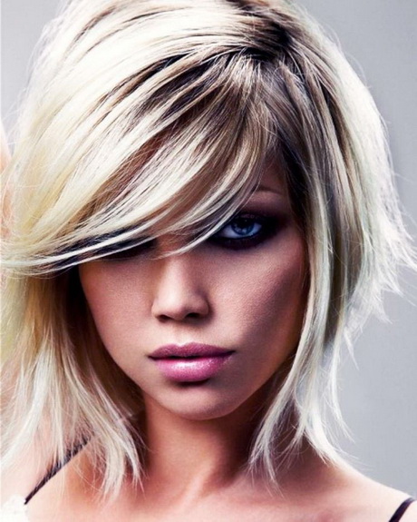 Frisuren blond mittellang bilder