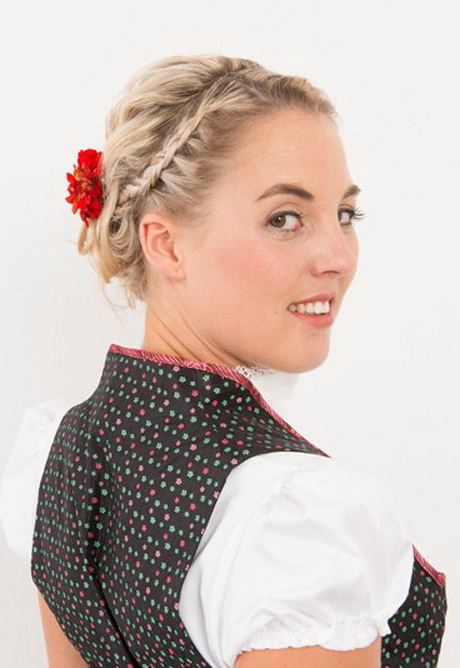 Wiesn frisur mittellanges haar