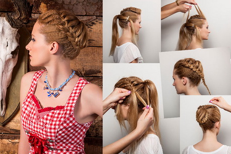 Oktoberfest frisuren schulterlange haare