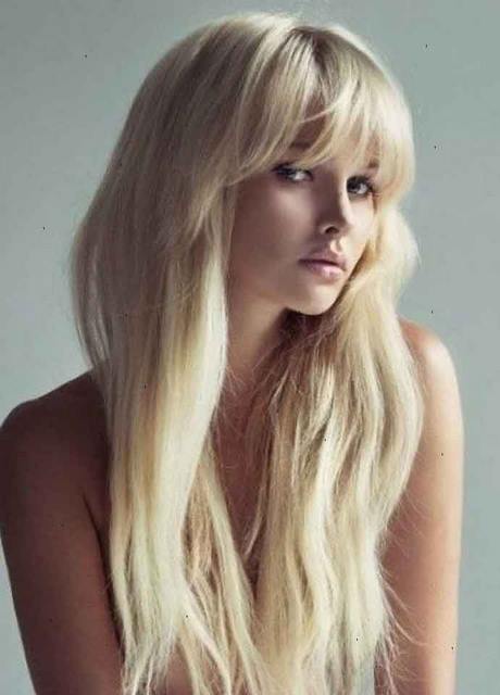 Pony frisuren lange haare 2021