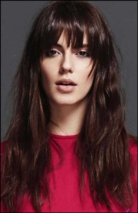 Pony frisuren lange haare 2021