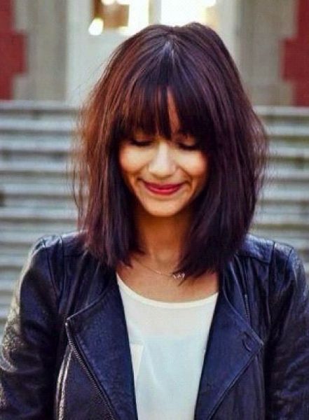Frisuren mit stirnfransen 2019