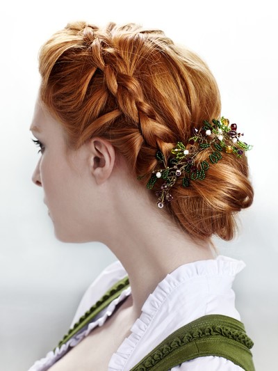 Flecht hochzeitsfrisuren
