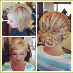Frisuren kurze haare hochzeit