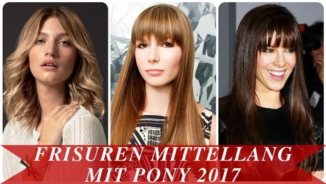 Frisurentrends 2017 mit pony