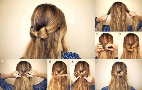 Haarstyling lange haare