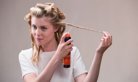 Styling halblange haare