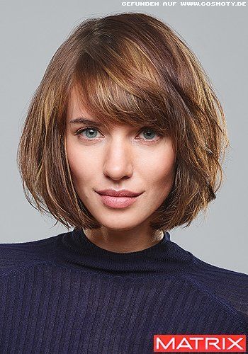 Frisuren halblang mit pony 2023