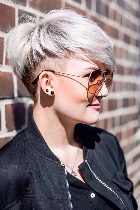 Kurzhaarfrisuren frauen frech 2023 feines haar