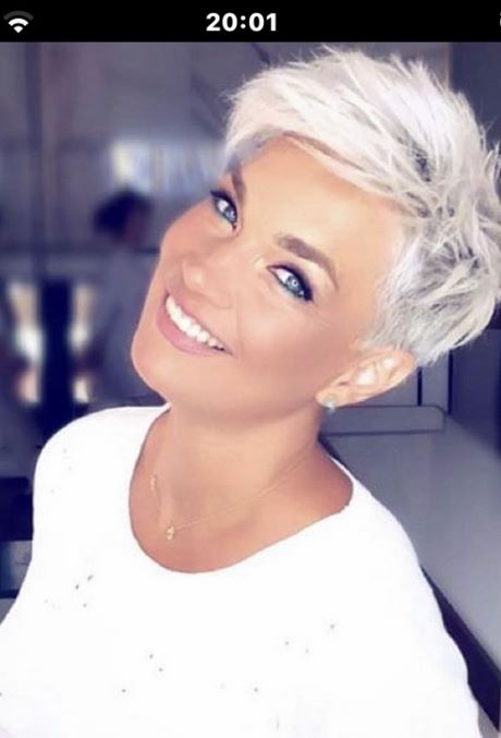Kurzhaarfrisuren frauen frech 2023 feines haar