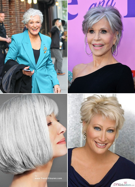 Frisuren 2023 frauen grau