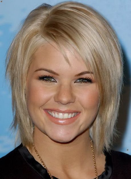 Frisuren für rundes gesicht und dicke haare
