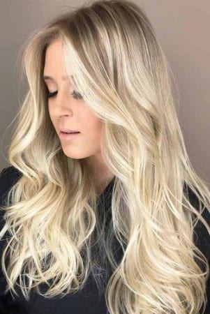 Frisuren halblang blond 2019