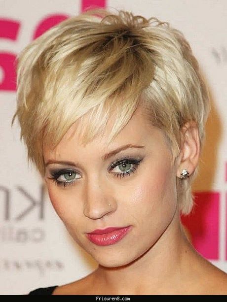 Frisuren kurzhaar damen rundes gesicht