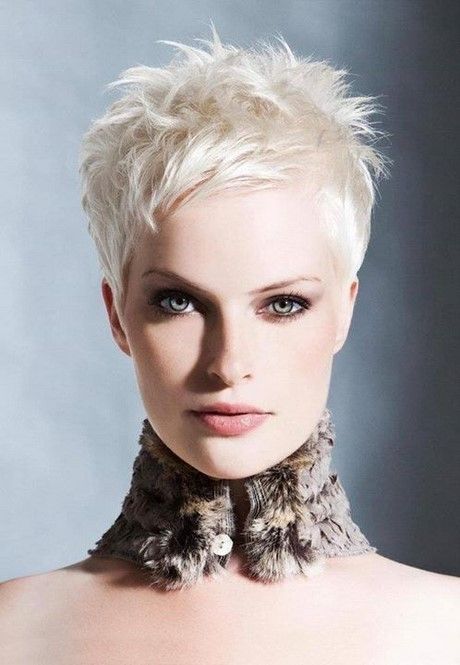 Kurzhaarfrisuren damen blond 2019