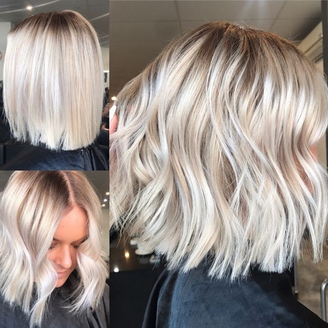 Mittellange haare blond 2018