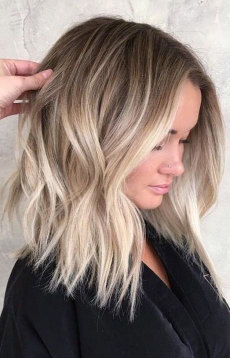 Mittellange haare blond 2020