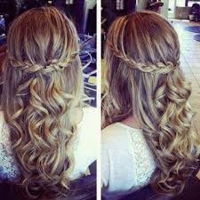 Hochzeitsfrisur offen locken