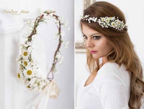 Blumen haarschmuck hochzeit