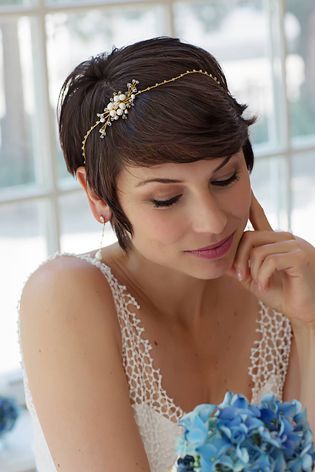 Braut kopfschmuck für kurze haare