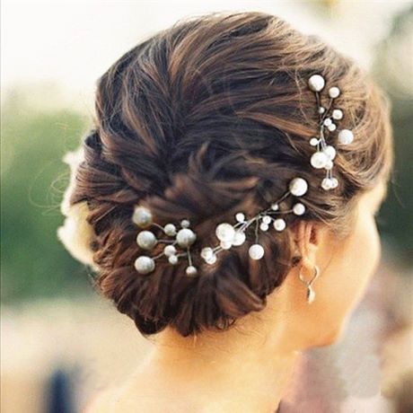 Brautschmuck haare perlen