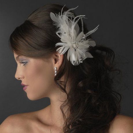 Fascinator weiß hochzeit