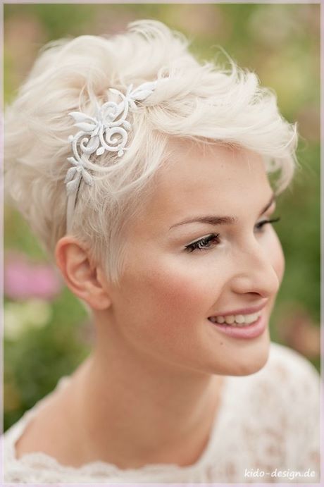 Haarreif hochzeit kurze haare