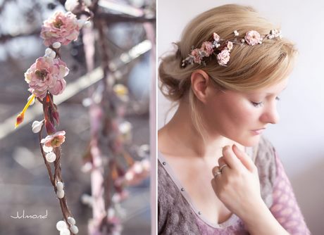 Haarschmuck blumen hochzeit