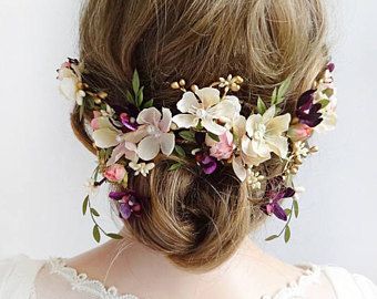 Kopfschmuck hochzeit blumen