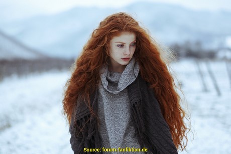 Lange rote haare