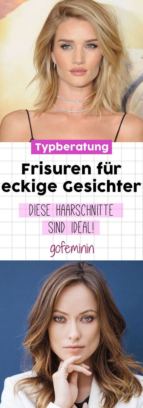 Frisuren für kantige gesichter