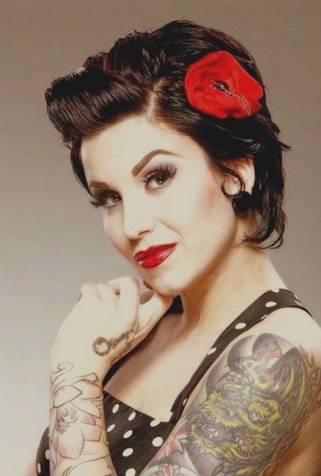 Kurzhaar rockabilly frisuren