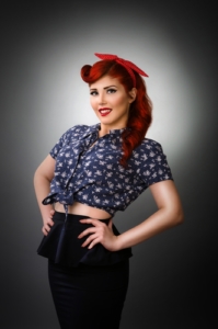 Rockabilly haarband frisur