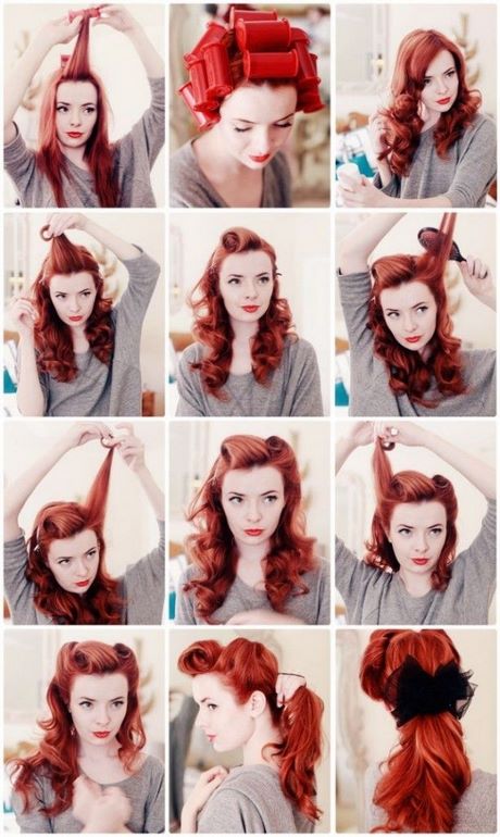 Vintage frisuren damen