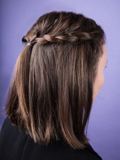 Flechtfrisuren einfach kurze haare