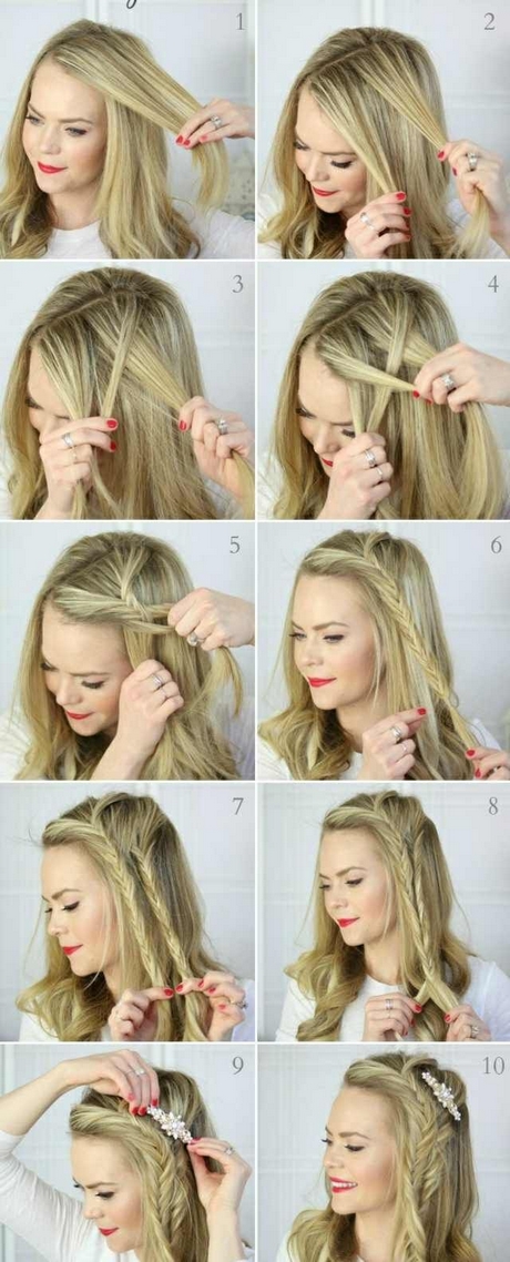 Flechtfrisuren einfach kurze haare