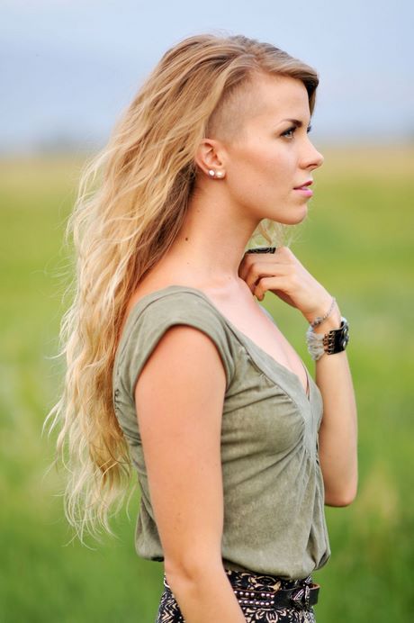 Sidecut bei langen haaren