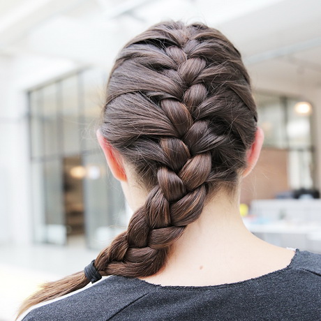 Flechtfrisuren französischer zopf