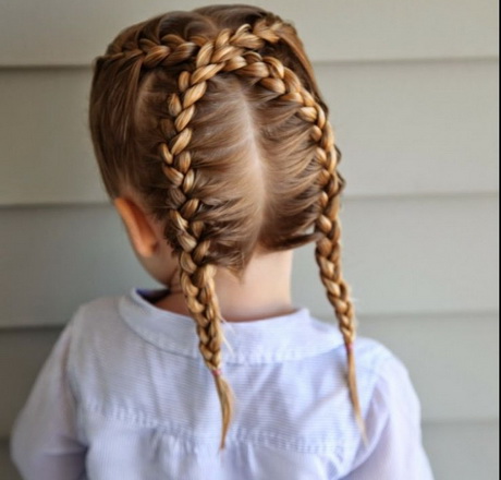 Kinderfrisuren flechten